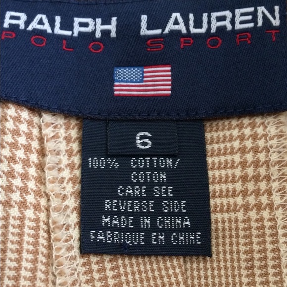 Ralph Lauren Polo Sport Houndstooth Skirt Size 6 - Picture 2 of 5